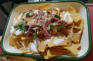 Nachos at Aujourd'hui Demain Cafe in Paris