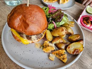  at Aujourd'hui Demain Cafe in Paris