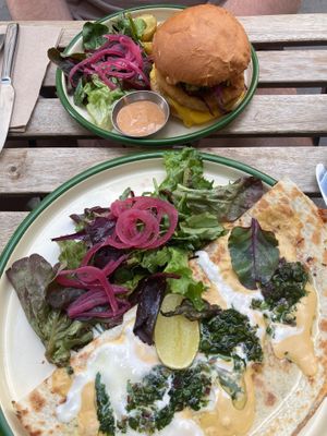 Quesadilla  at Aujourd'hui Demain Cafe in Paris