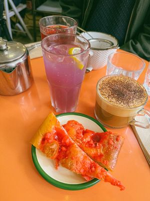   at Aujourd'hui Demain Cafe in Paris