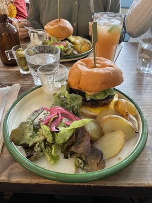   at Aujourd'hui Demain Cafe in Paris