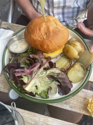   at Aujourd'hui Demain Cafe in Paris