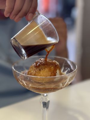   at Aujourd'hui Demain Cafe in Paris