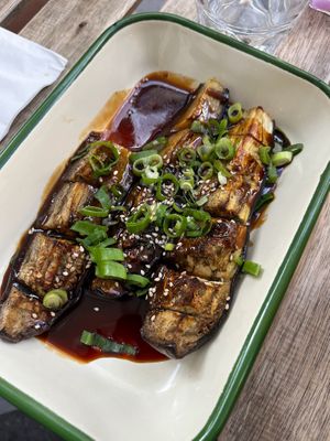 Aubergine   at Aujourd'hui Demain Cafe in Paris