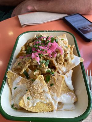 Nachos at Aujourd'hui Demain Cafe in Paris