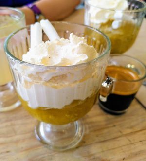 Coupe Glacée Citron Basilic at Aujourd'hui Demain Cafe in Paris