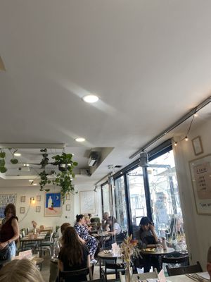   at Aujourd'hui Demain Cafe in Paris