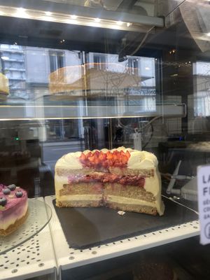   at Aujourd'hui Demain Cafe in Paris