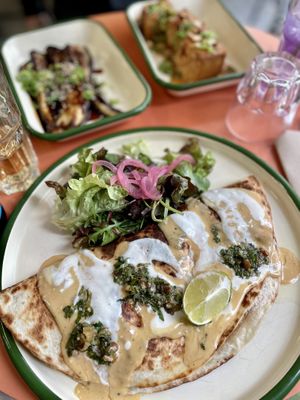   at Aujourd'hui Demain Cafe in Paris