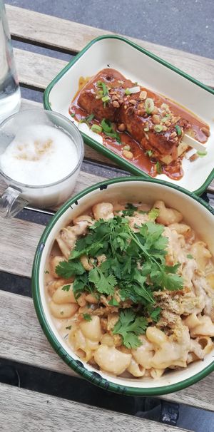  at Aujourd'hui Demain Cafe in Paris