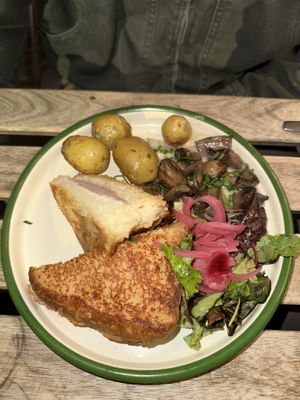   at Aujourd'hui Demain Cafe in Paris