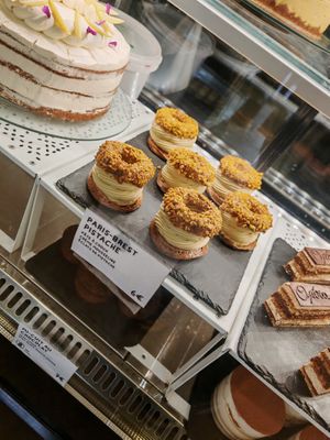 Paris Brest at Aujourd'hui Demain Cafe in Paris