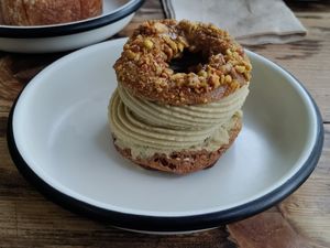 Pistachio! at Aujourd'hui Demain Cafe in Paris