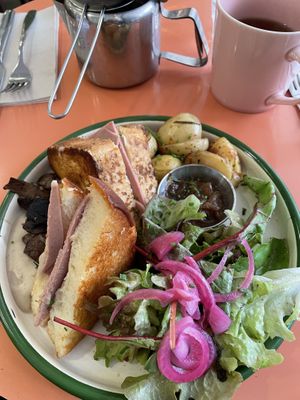   at Aujourd'hui Demain Cafe in Paris