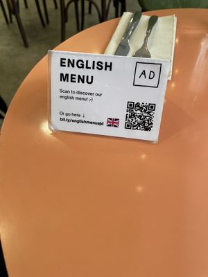   at Aujourd'hui Demain Cafe in Paris