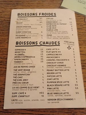  at Aujourd'hui Demain Cafe in Paris