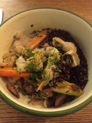  at Aujourd'hui Demain Cafe in Paris