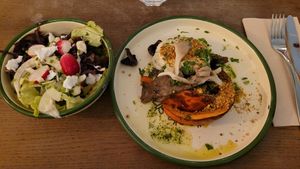  at Aujourd'hui Demain Cafe in Paris