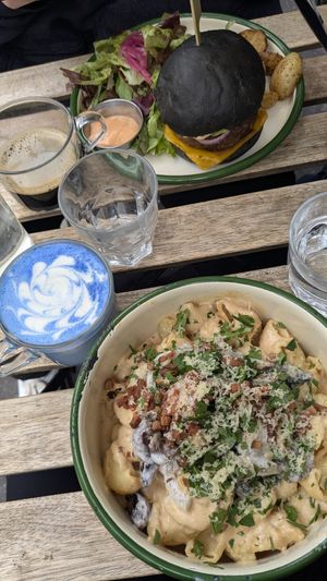  at Aujourd'hui Demain Cafe in Paris