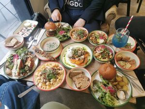  at Aujourd'hui Demain Cafe in Paris