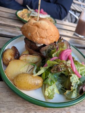  at Aujourd'hui Demain Cafe in Paris