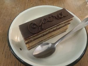  at Aujourd'hui Demain Cafe in Paris