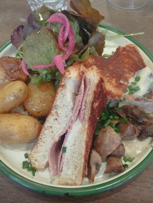  at Aujourd'hui Demain Cafe in Paris