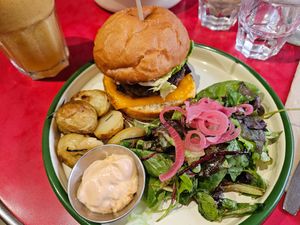  at Aujourd'hui Demain Cafe in Paris
