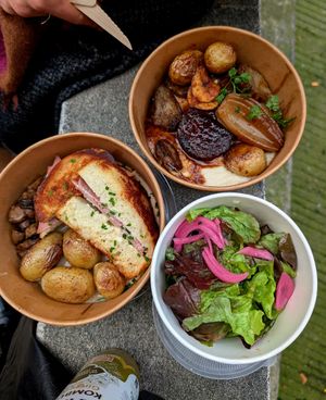  at Aujourd'hui Demain Cafe in Paris