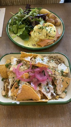   at Aujourd'hui Demain Cafe in Paris