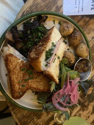   at Aujourd'hui Demain Cafe in Paris