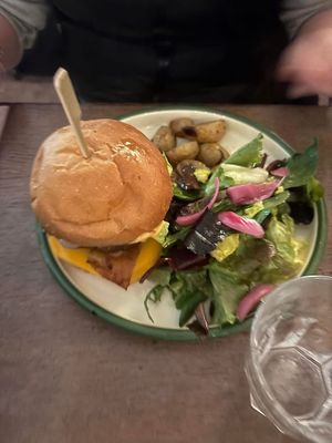   at Aujourd'hui Demain Cafe in Paris