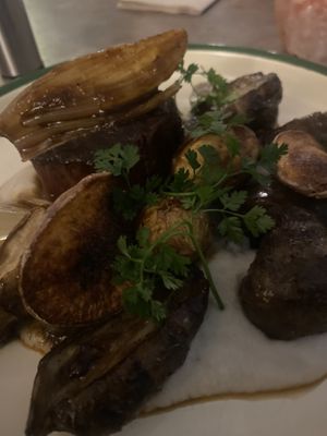   at Aujourd'hui Demain Cafe in Paris