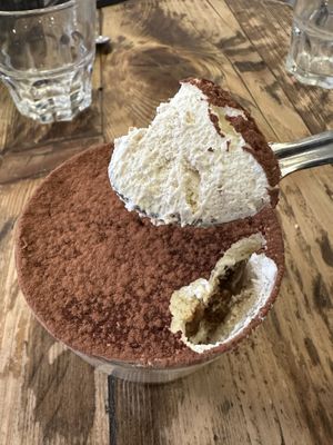 Tiramisú  at Aujourd'hui Demain Cafe in Paris