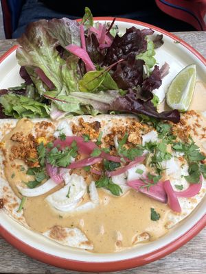   at Aujourd'hui Demain Cafe in Paris