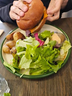  at Aujourd'hui Demain Cafe in Paris