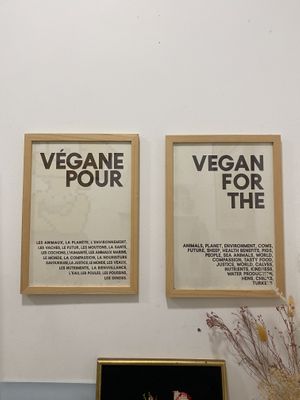   at Aujourd'hui Demain Cafe in Paris