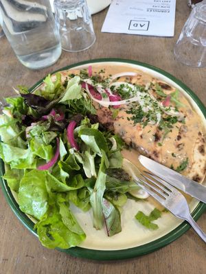  at Aujourd'hui Demain Cafe in Paris