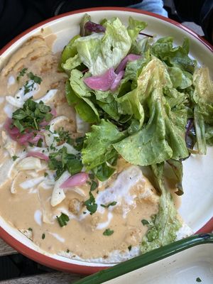 Quesadilla at Aujourd'hui Demain Cafe in Paris