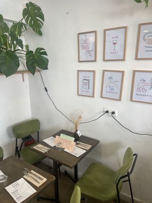 Interior  at Aujourd'hui Demain Cafe in Paris