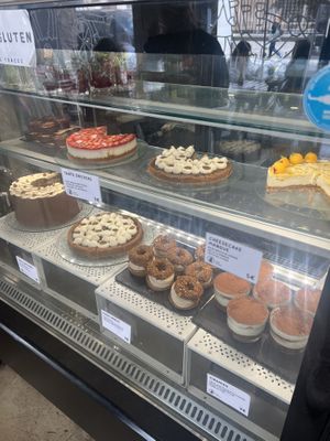 Desserts  at Aujourd'hui Demain Cafe in Paris