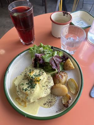   at Aujourd'hui Demain Cafe in Paris
