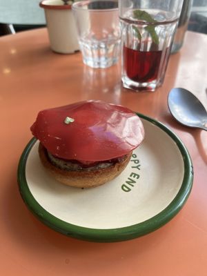   at Aujourd'hui Demain Cafe in Paris