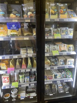 Vegan cheese  at Aujourd'hui Demain Cafe in Paris