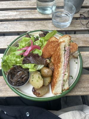   at Aujourd'hui Demain Cafe in Paris