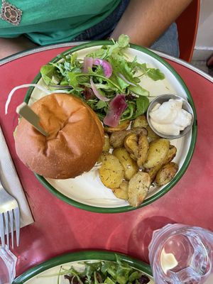   at Aujourd'hui Demain Cafe in Paris