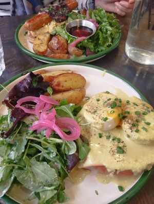  at Aujourd'hui Demain Cafe in Paris