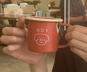   at Aujourd'hui Demain Cafe in Paris