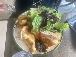   at Aujourd'hui Demain Cafe in Paris