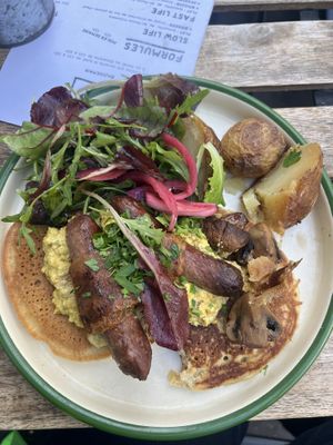   at Aujourd'hui Demain Cafe in Paris